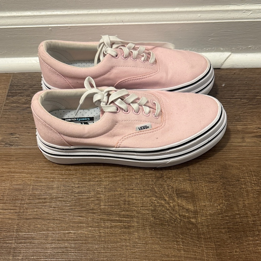 Vans Blush Pink Lace-Up Sneakers